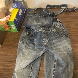 Overall jeans